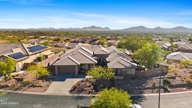 2549 W Shinnecock Way, Anthem, AZ 85086 - aerial perspective of suburban area with a mountainous background