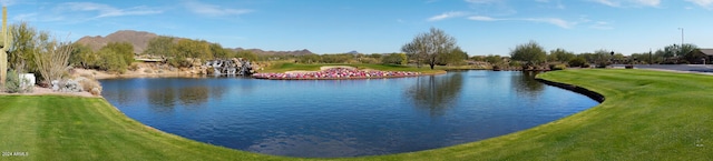 view of water feature