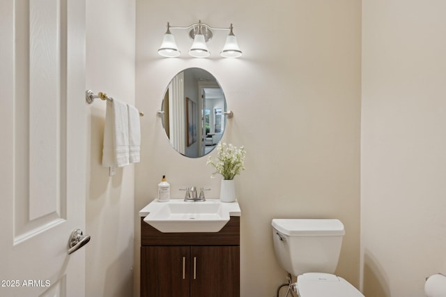 11299 E Greythorn Dr, Scottsdale, AZ 85262 - half bath featuring toilet and vanity