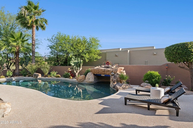 11299 E Greythorn Dr, Scottsdale, AZ 85262 - view of swimming pool with a patio and a fenced backyard