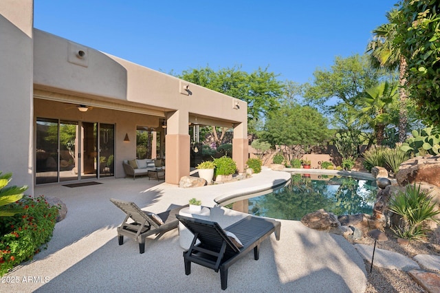 11299 E Greythorn Dr, Scottsdale, AZ 85262 - view of patio with outdoor lounge area