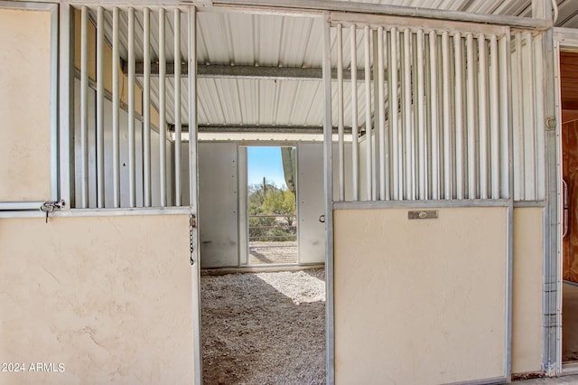 view of stable