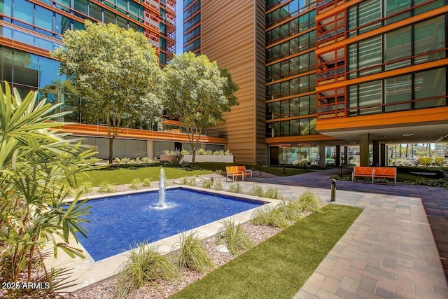 view of pool