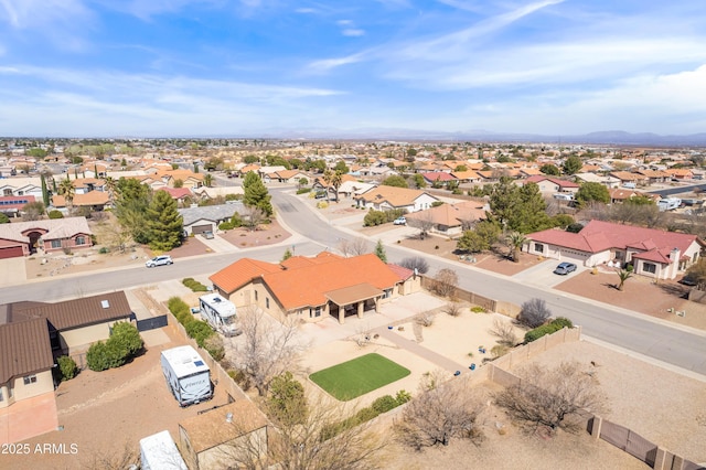 birds eye view of property featuring a residential view