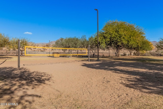 view of community with volleyball court