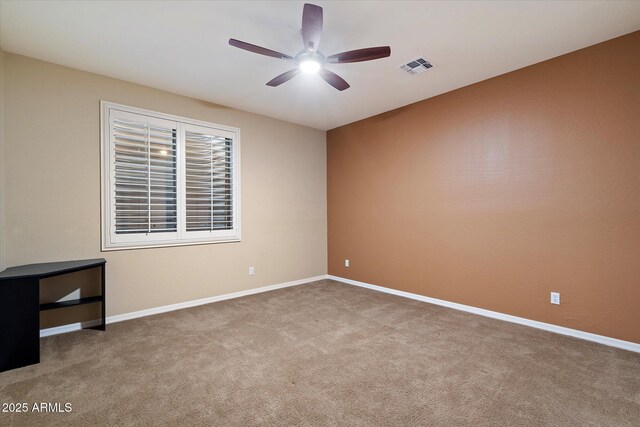 3350 S Holguin Way, Chandler, AZ 85248 - carpeted empty room featuring ceiling fan and baseboards