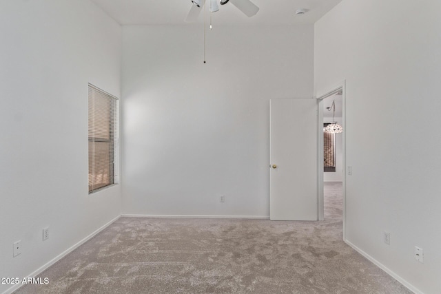 330 S Valley Dr, Apache Junction, AZ 85120 - carpeted empty room featuring a ceiling fan and baseboards