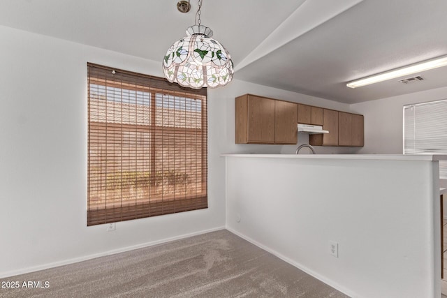 330 S Valley Dr, Apache Junction, AZ 85120 - unfurnished dining area with carpet flooring and baseboards