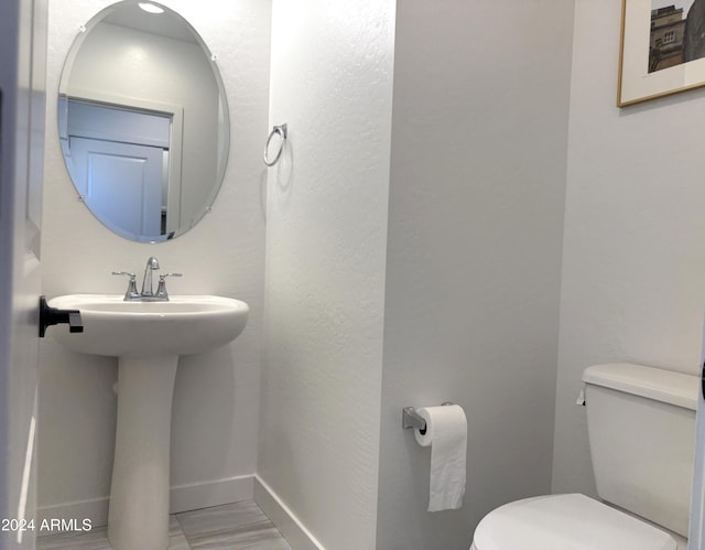 bathroom with toilet