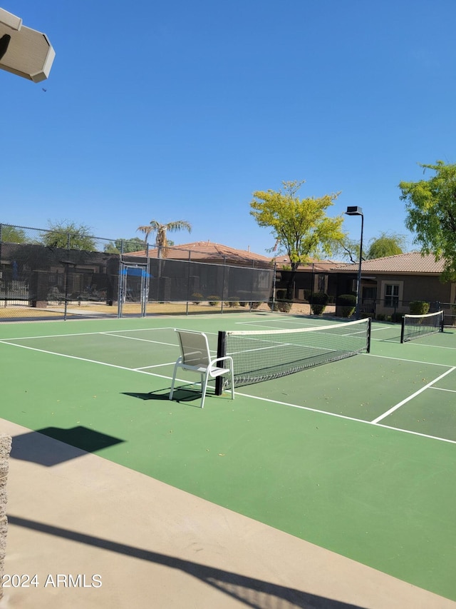 view of sport court