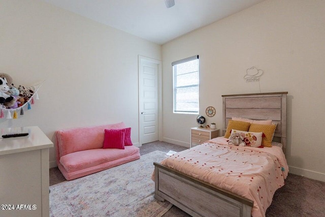 bedroom featuring carpet floors