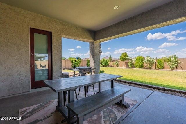 view of patio