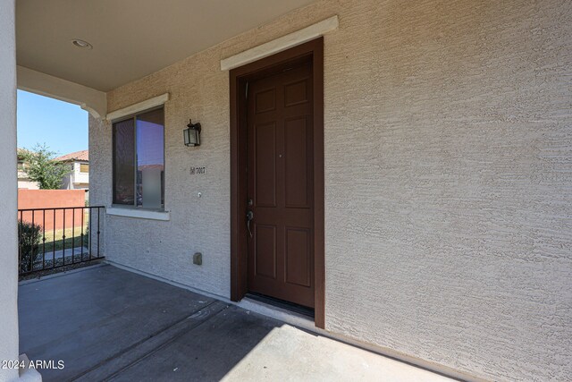 view of property entrance