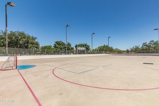 view of sport court