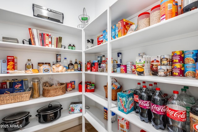 view of pantry