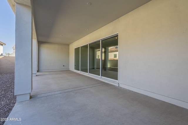 10972 N Hershey St, Surprise, AZ 85388 - view of patio / terrace with fence