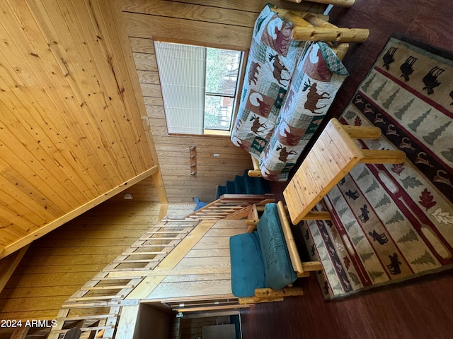 interior space featuring hardwood / wood-style floors