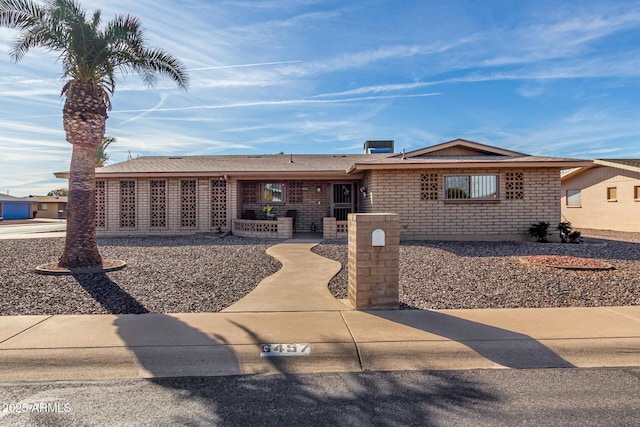 view of ranch-style home