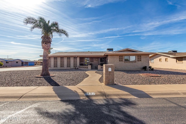 view of ranch-style house