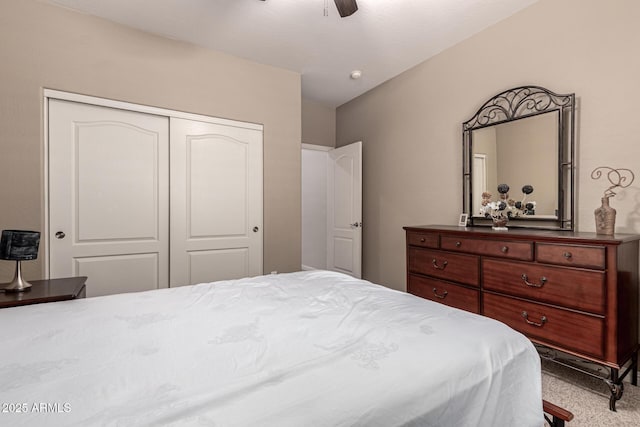 25845 N 44th Ave, Phoenix, AZ 85083 - carpeted bedroom with a closet and a ceiling fan