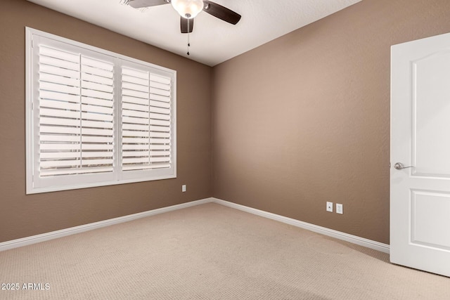 25845 N 44th Ave, Phoenix, AZ 85083 - empty room with baseboards, ceiling fan, and carpet