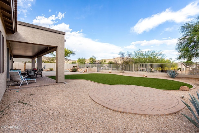 25845 N 44th Ave, Phoenix, AZ 85083 - view of yard with a fenced backyard and a patio area