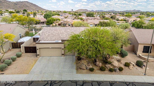 25845 N 44th Ave, Phoenix, AZ 85083 - bird's eye view with a residential view and a mountain view