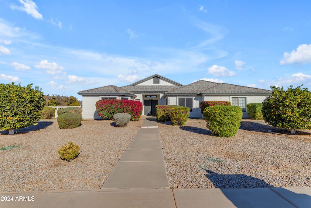 view of ranch-style house