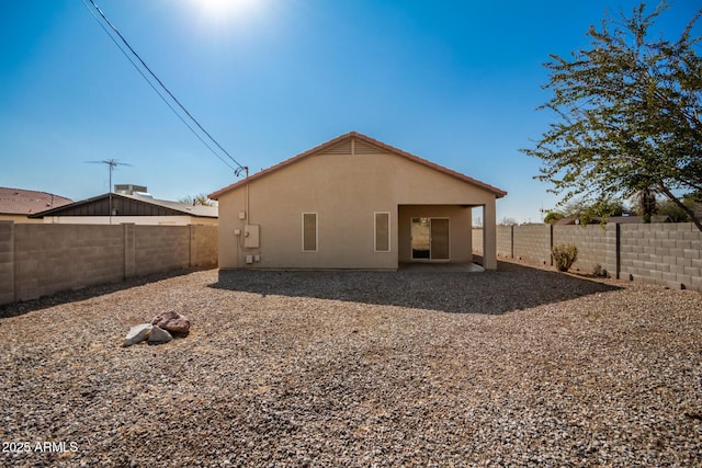 view of rear view of house