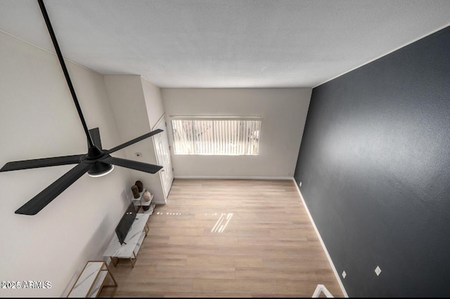 unfurnished room featuring light wood-type flooring