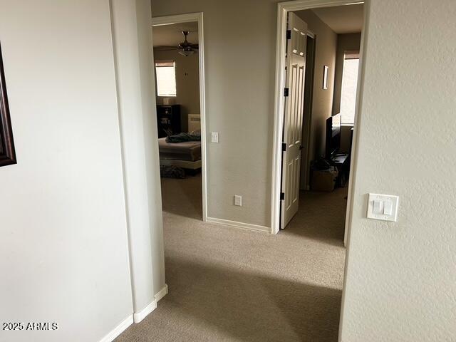 3871 E Harrison St, Gilbert, AZ 85295 - hallway with carpet flooring and baseboards