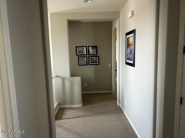 3871 E Harrison St, Gilbert, AZ 85295 - hallway featuring carpet flooring and baseboards