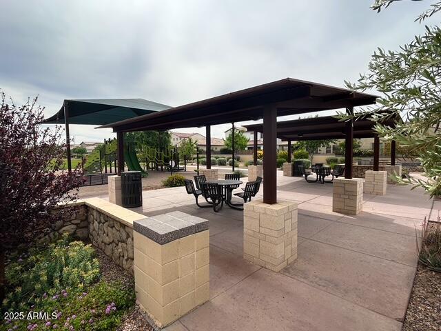 3871 E Harrison St, Gilbert, AZ 85295 - view of property's community featuring a gazebo and a patio area