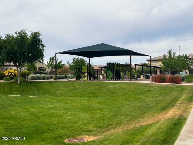 3871 E Harrison St, Gilbert, AZ 85295 - view of property's community featuring playground community and a yard