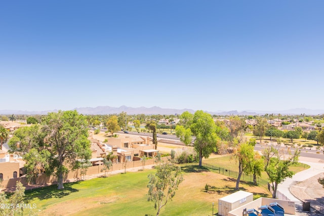 7970 E Camelback Rd Unit 604, Scottsdale, AZ 85251 - aerial view of residential area featuring mountains