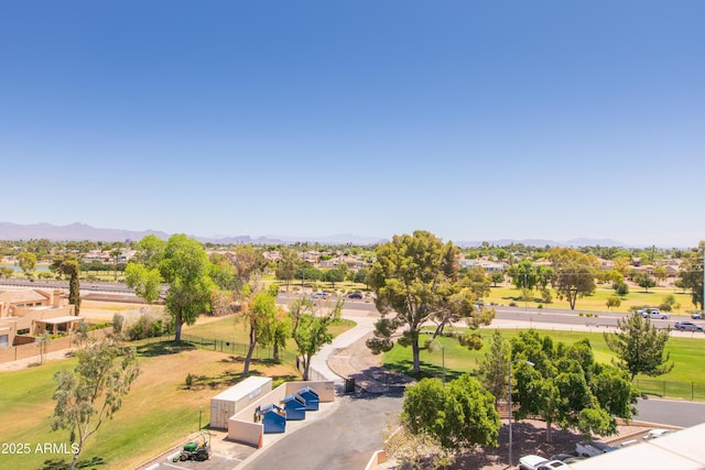 7970 E Camelback Rd Unit 604, Scottsdale, AZ 85251 - aerial perspective of suburban area featuring mountains