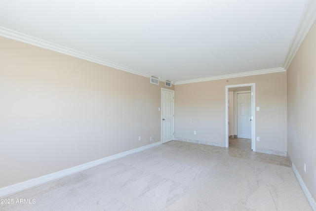 7970 E Camelback Rd Unit 604, Scottsdale, AZ 85251 - unfurnished room with ornamental molding, light colored carpet, and baseboards