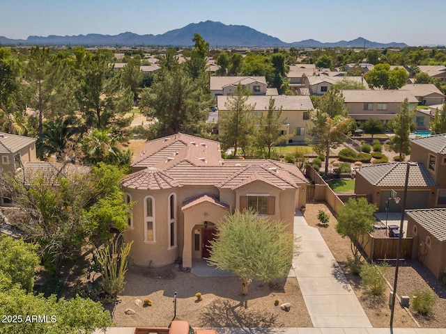 3731 E Fruitvale Ave, Gilbert, AZ 85297 - bird's eye view featuring a mountain view