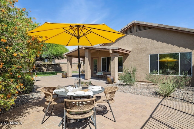 28814 N 45th St, Cave Creek, AZ 85331 - view of patio / terrace with outdoor dining space