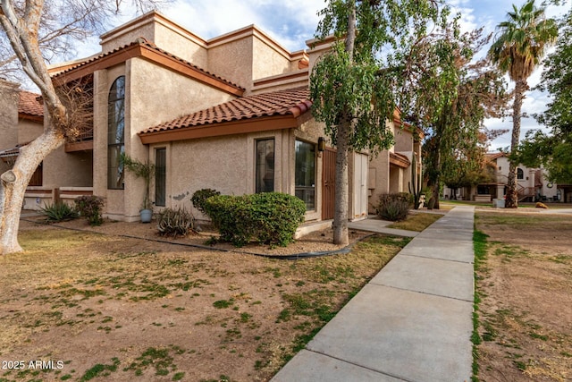 view of side of property