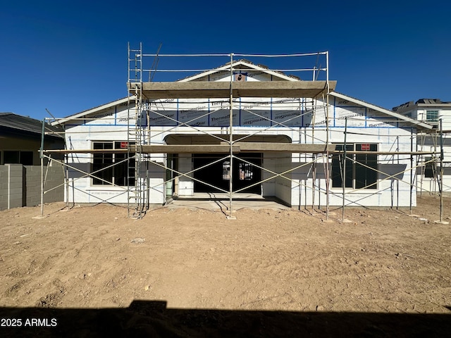 view of back of property