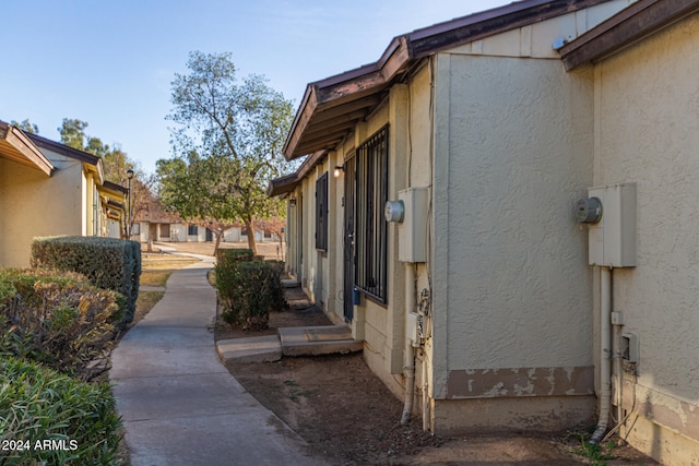 view of property exterior