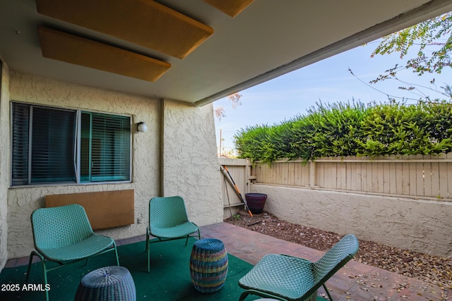 view of patio