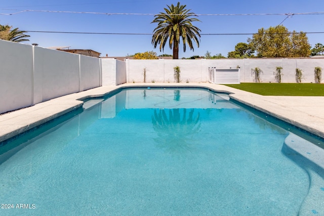 view of pool