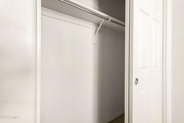 view of closet