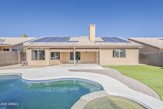 15360 N 87th Ave, Peoria, AZ 85381 - view of swimming pool featuring a patio and a pool with connected hot tub