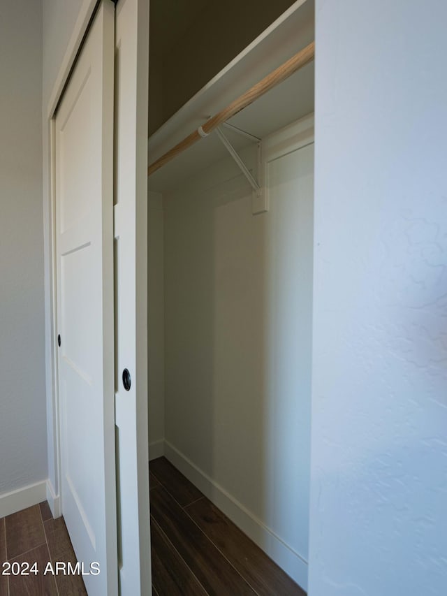 view of closet