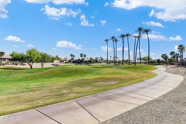 20609 N Canyon Whisper Dr, Surprise, AZ 85387 - view of property's community featuring a lawn, golf course view, and a residential view