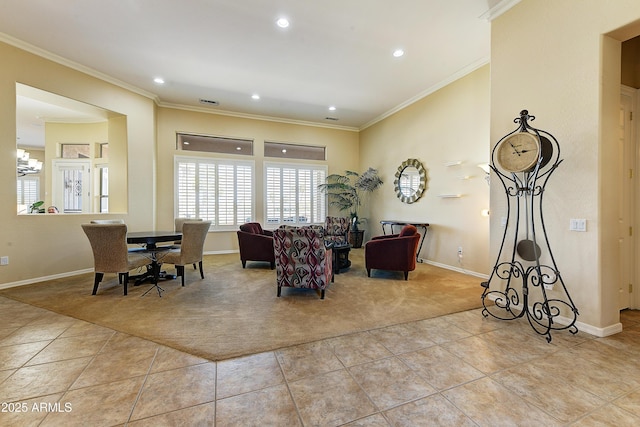 20609 N Canyon Whisper Dr, Surprise, AZ 85387 - interior space with light tile patterned floors, baseboards, and light carpet