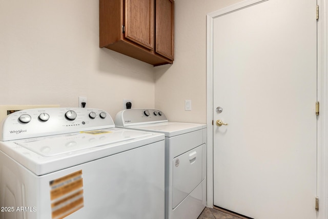 12838 W Desert Mirage Dr, Peoria, AZ 85383 - washroom with cabinet space and washer and dryer